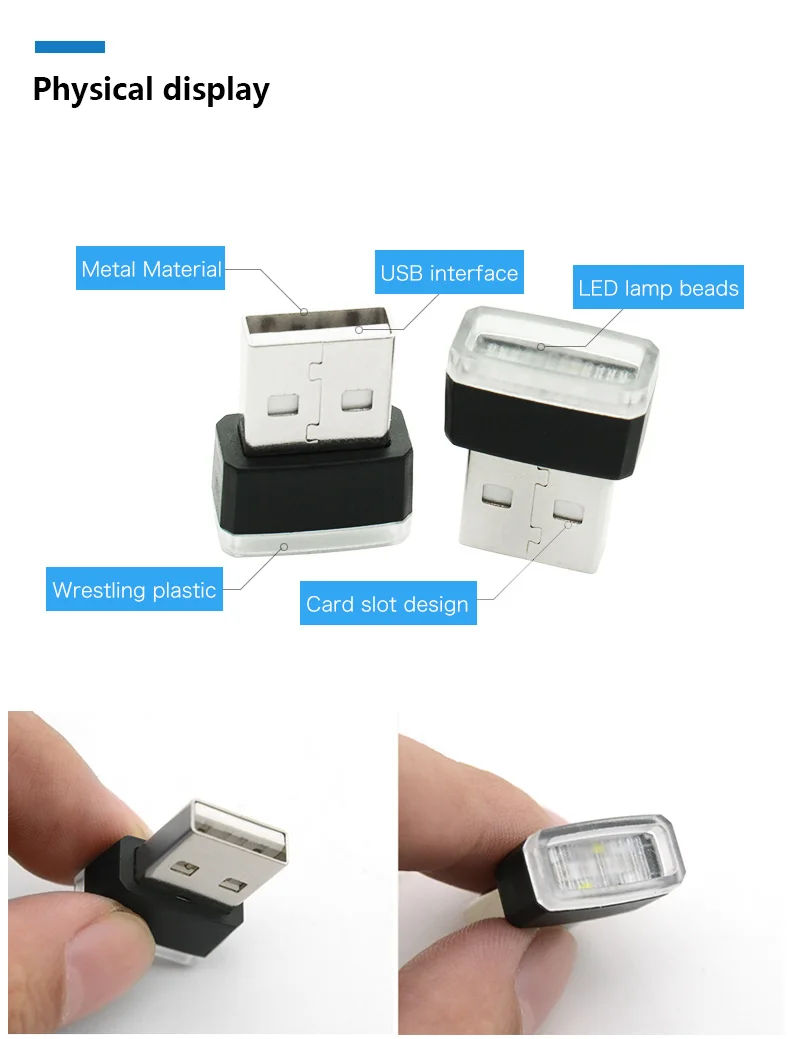 USB Atmosphere LED Car Lights for BMW E46 E39 E90 E60 E36 F30 F10 X5 E53 E30 X1 X3 X4 X6  Accessories Car Styling (3)