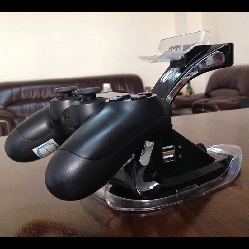 2017 New Dual USB For Sony PS4 Controller Stands Chargers for Dualshock