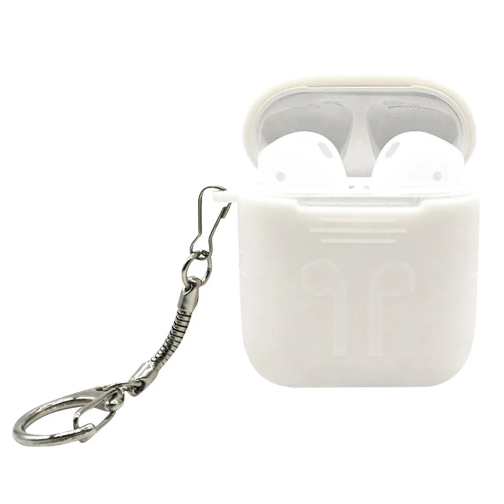 Silicone Anti-lost Protective Cover Skin Case for Apple AirPods with Ear Hook Protection For Apple Air Pods Without Earphones +
