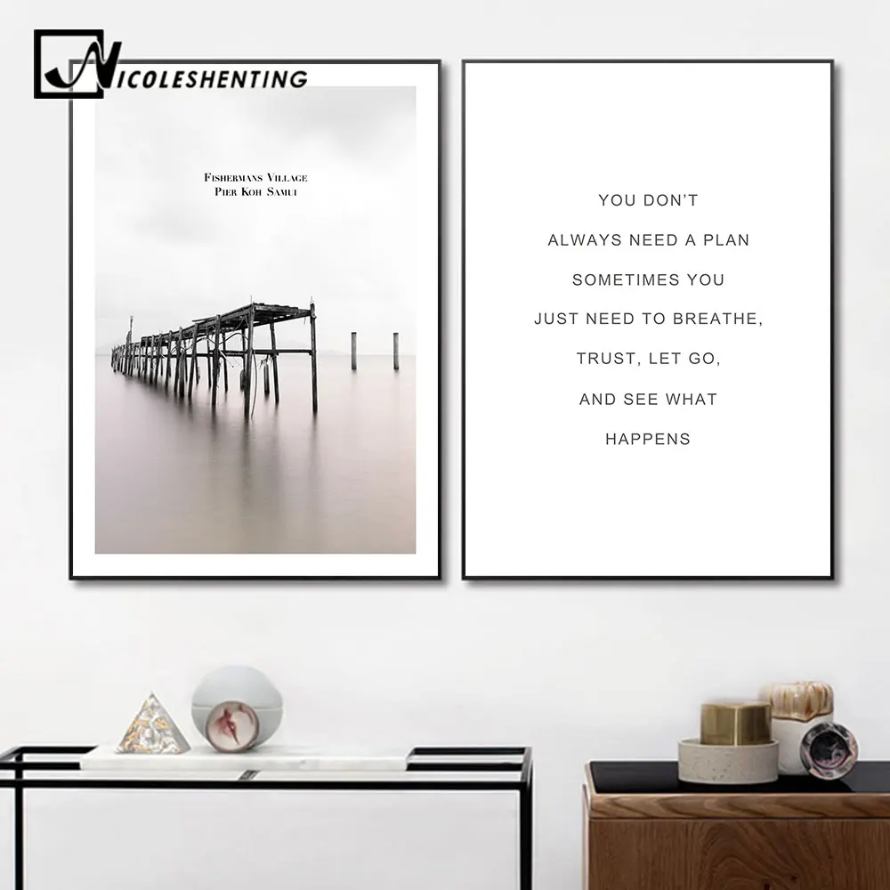 Posters-And-Prints-Wall-Pictures-For-Living-Room-Cuadros-Forest-Sea-Wall-Art-CanvasPanting-Nordic