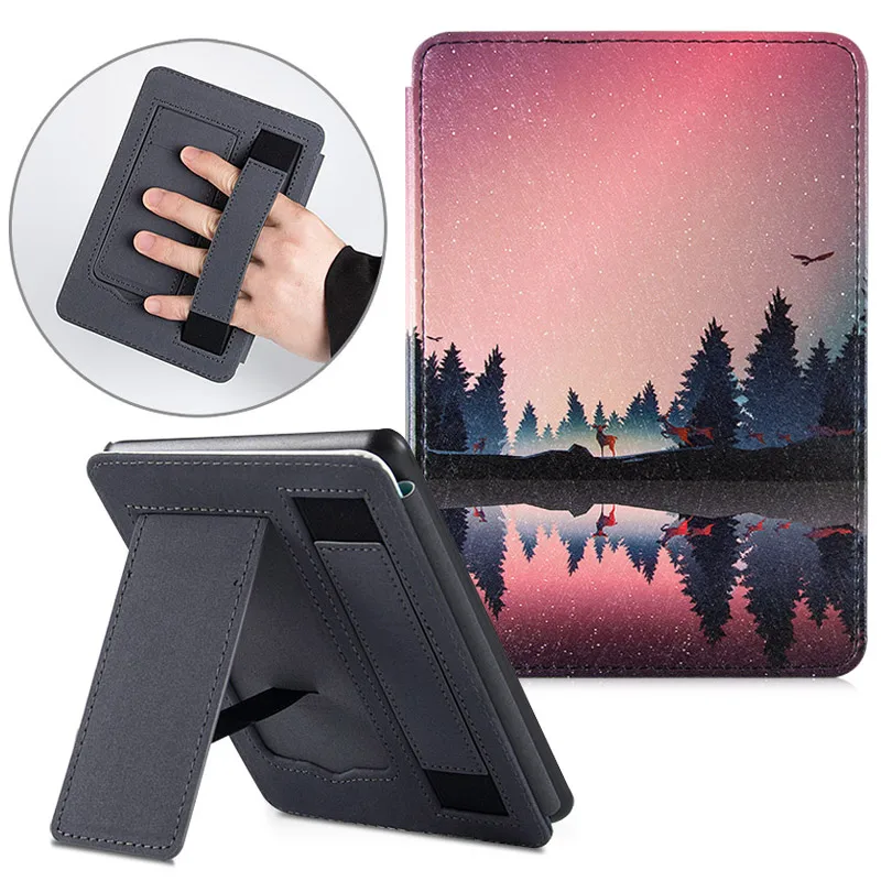 Чехол подставка BOZHUORUI для всех new Kindle (10 поколение 2019 модель J9G29R) умный защитный