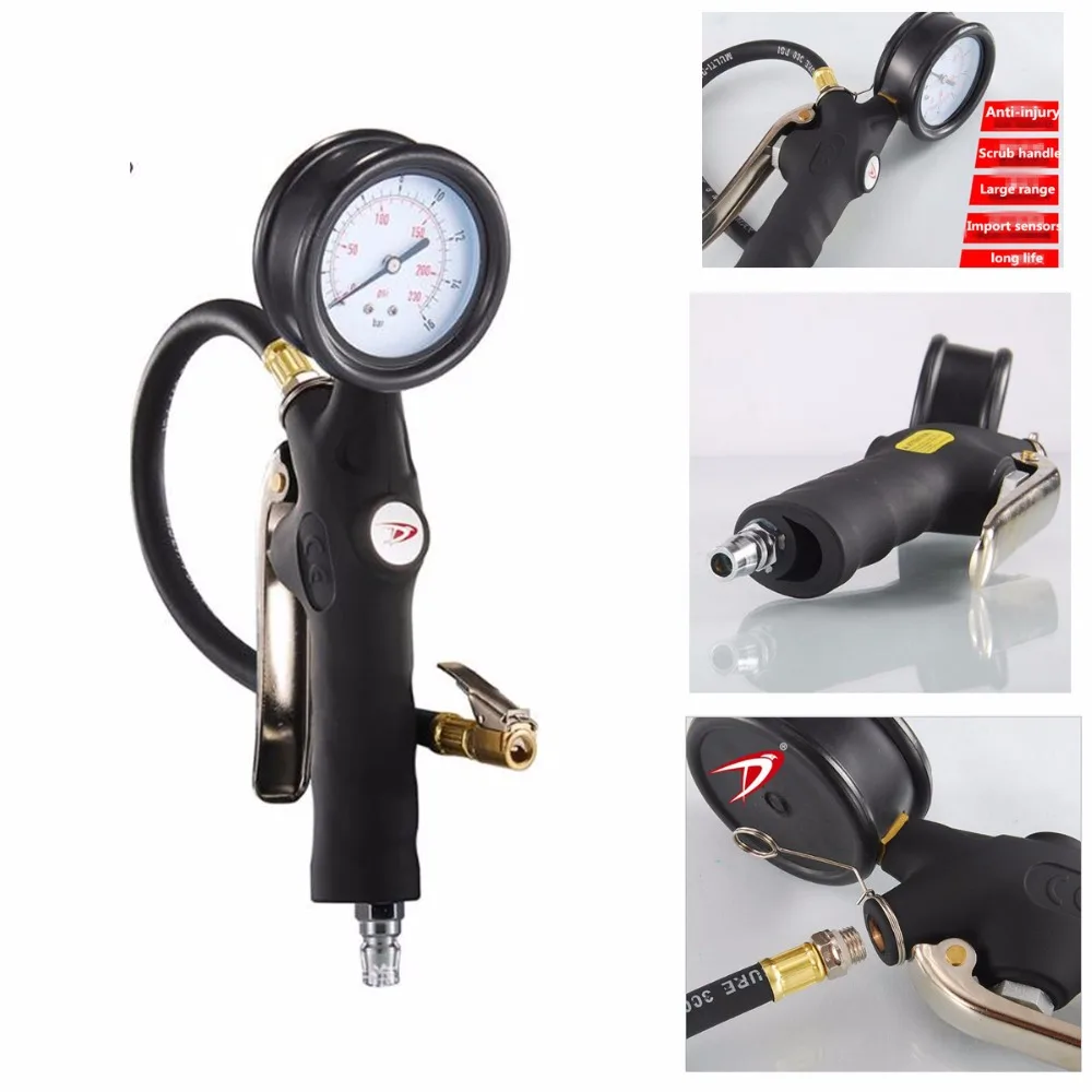 Tire Air Inflators Meter Digital Tire Inflator Pressure Tyre Gauge