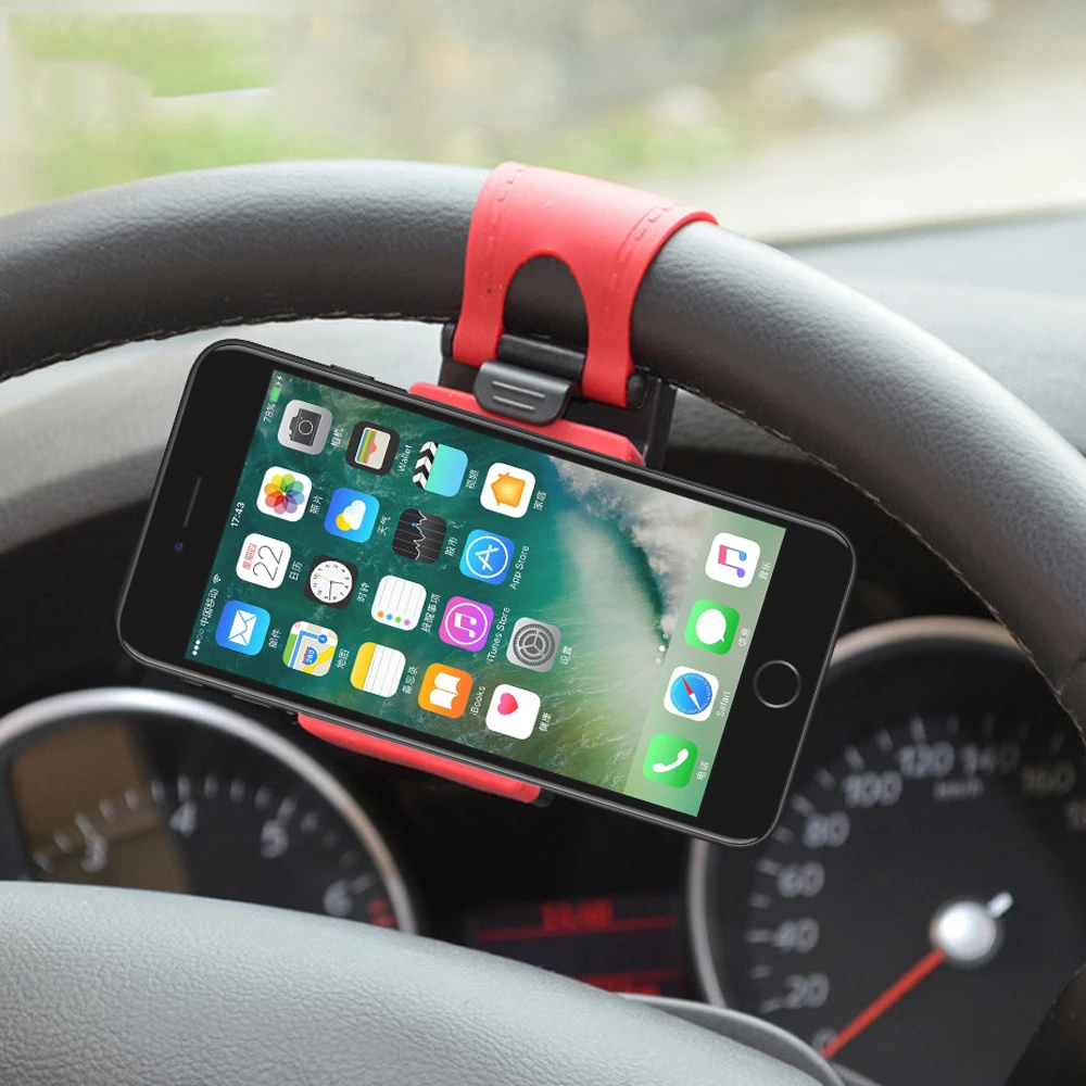 Автомобильный держатель телефона на руль колыбель Smart мобильный телефон клип