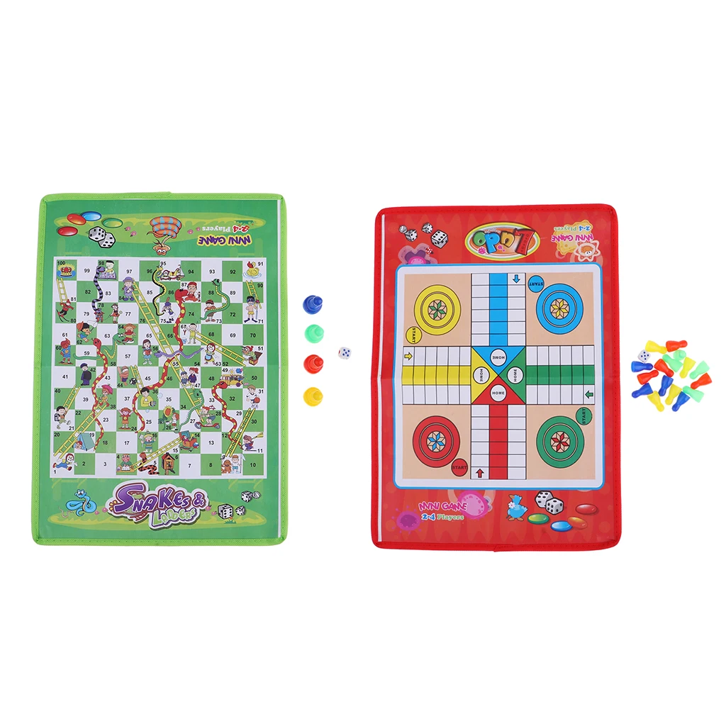 MagiDeal Travel Home Flight Chess Board Game Flying Ludo Chess Game Kids Toy Board Game Traditional Board Game