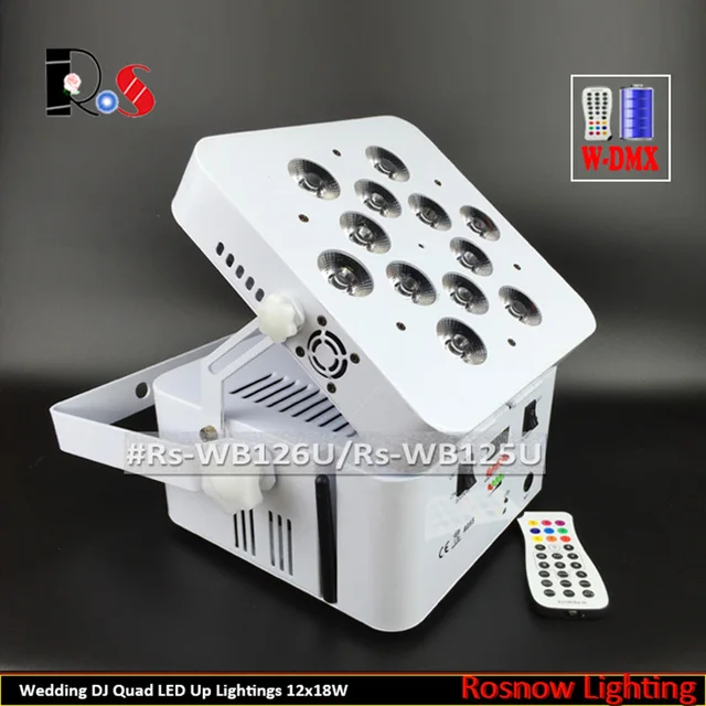 Angle Adjule High Brightness Wireless Rgbwa Led Quad Par Dmx Dj Angle Adjule High Brightness Wireless Rgbwa Led Quad Par Dmx Dj Light 12 Lights