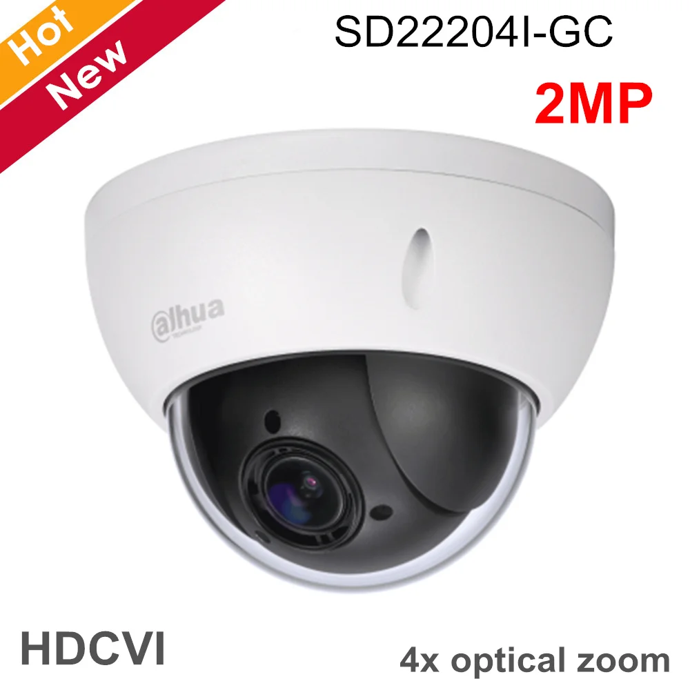 Dahua PTZ камера SD22204I-GC 2-мегапиксельная 1/2.7 cmos 4x слежения HDCVI 2 7 мм-11 мм фокусное
