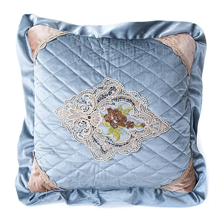 High quality Pillow Case Sofa Waist Throw Cushion Cover Home Decor decorative pillows for sofa