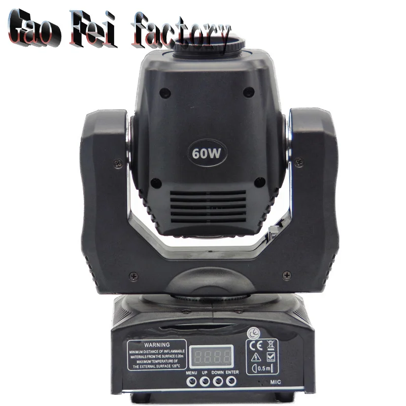 Led Moving Head gobo 60 Вт мини музыкальный звуковой светильник для сцены рождественской вечеринки lumiere лазерное шоу диско Dj Dmx сценический светильник ing