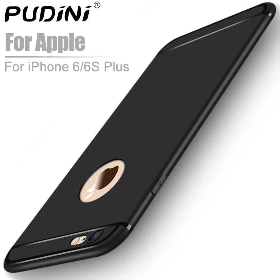 

2018 PUDINI Silicone Phone Case For iPhone 6 Plus 6S Plus S Silicone Case Cover Coque Funda Ultra Thin TPU Phone Case Cover