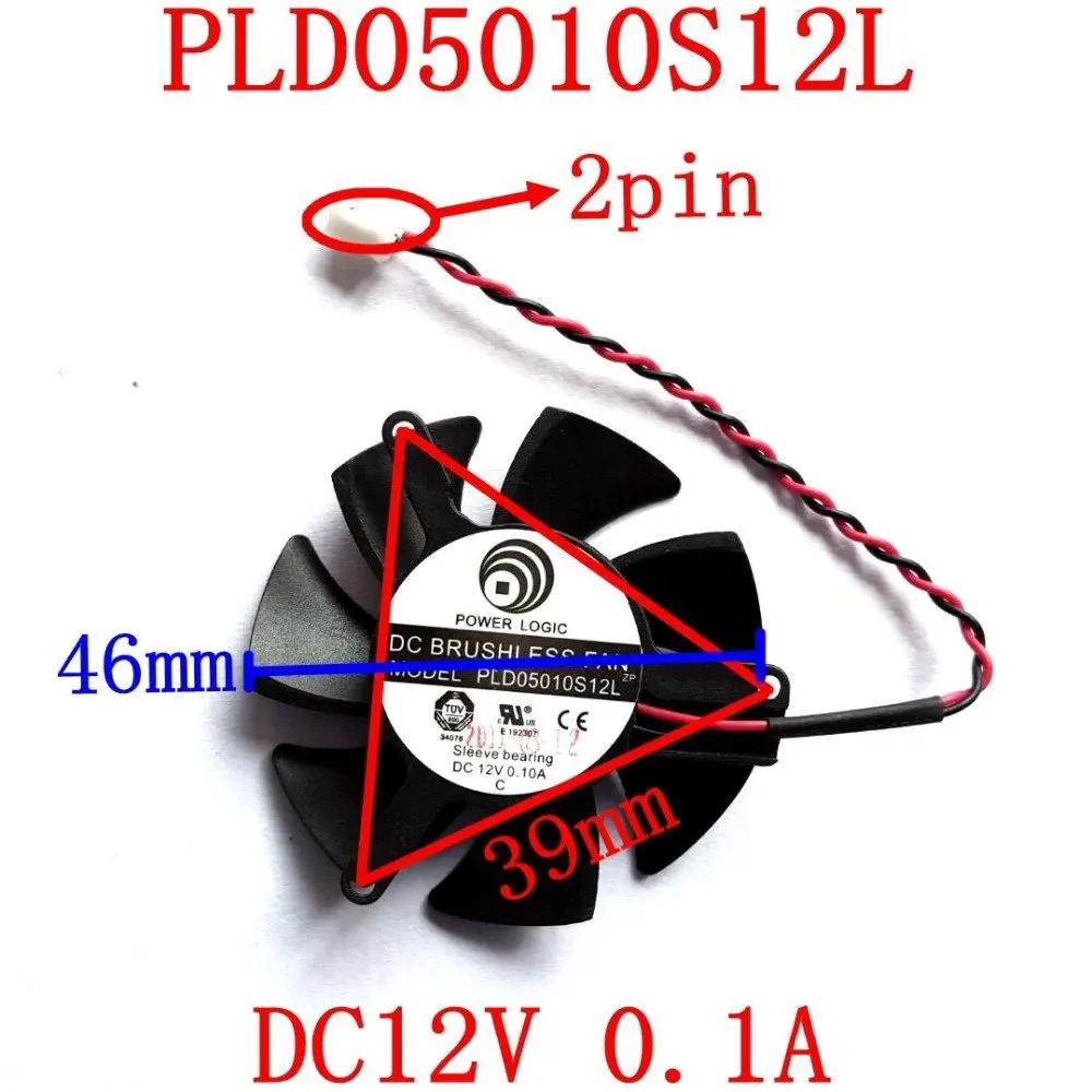 Охладитель видеокарты HD 6450/6750 GPU VGA вентилятор для Radeon HD6450 HD6570 R5 230 охлаждение