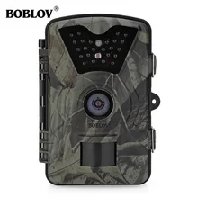 BOBLOV CT-008 12MP 1080 P Охота Trail камера Дикая ферма игра скаутинг Cam ночное видение с промежуток времени 90 Охота камера