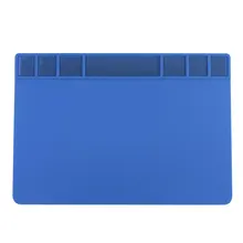 Большой размер термостойкий силиконовый коврик для пайки Магнитный ремонтный Настольный коврик для телефона BGA, станция ремонта платформы для обслуживания