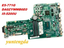 Original for ACER E5-771 E5-771G motherboard I5-5200U CPU GF840M 2GB DA0ZYWMB6E0 NBMNV11007 tested good free shipping connectors