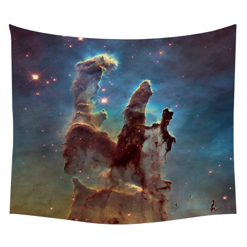 Психоделический Ночной Звездное небо звезды космическая галактика планета Вселенная космическое пространство гобелен художественный Декор настенный гобелен