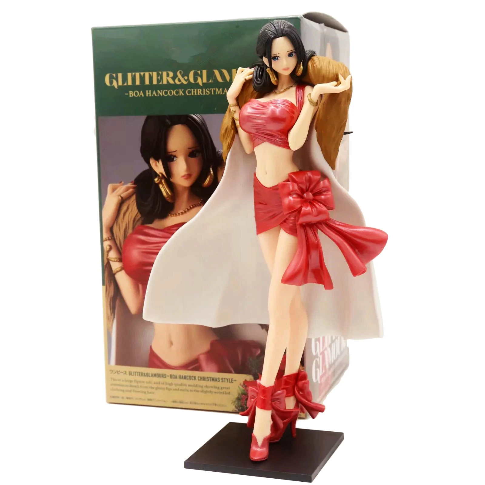 

New Anime One Piece Boa Hancock Christmas dress figure Toy PVC 2 Styles Boa Hancock action figure ETH5