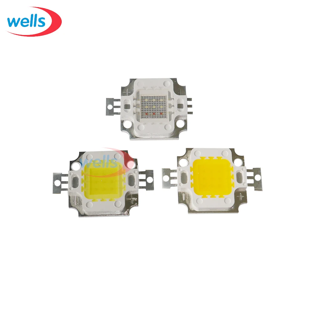 Светодиодный чип высокой мощности 10 Вт-100 Вт COB SMD светодиодный холодный теплый белый RGB 10-100 Вт