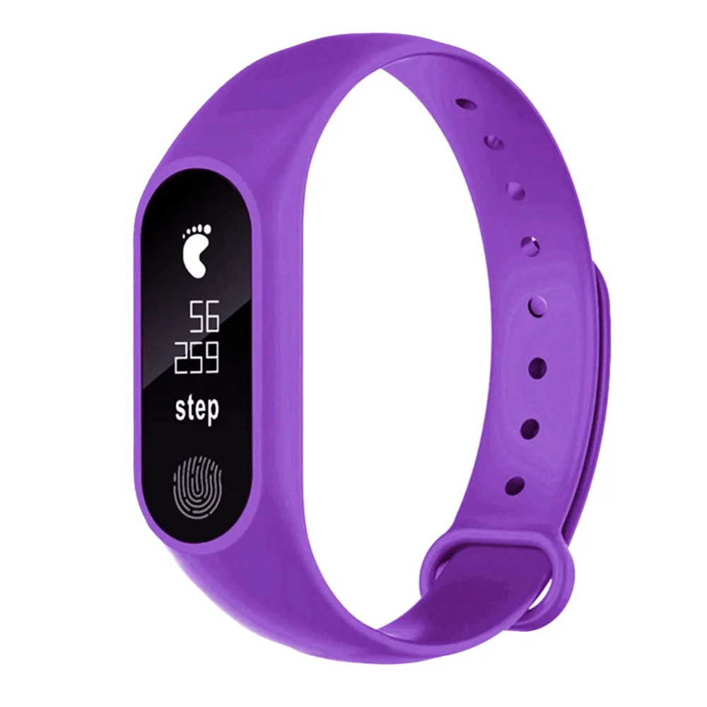 

M2 Sports Pedometer Smart Watch Bracelet Original Swimmable Heart Rate Bluetooth 4.0Touch pad Heart Rate Monitor p40 2019
