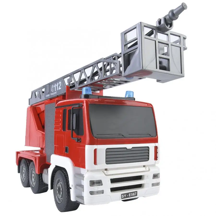 

Remote Control Fire Engine Rescue Truck Engineering Vehicle 1:20 RC Model Kids Toy Toys