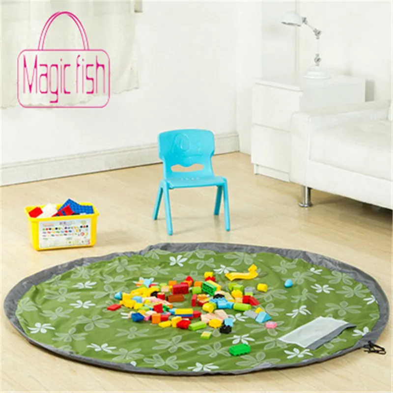 

New Portable Practical Kid Toy Drawstring Pouch Drawstring bag Play Mat Picnic Mat Children Multifunction Fashion Draw pocket