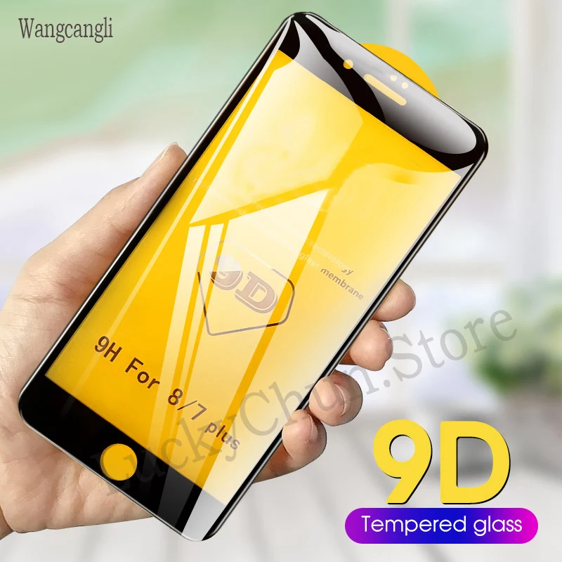 Защитное закаленное стекло 9D с закругленными краями для iPhone 6S 6 7 8 Plus X XS XR 11Pro Xs Max