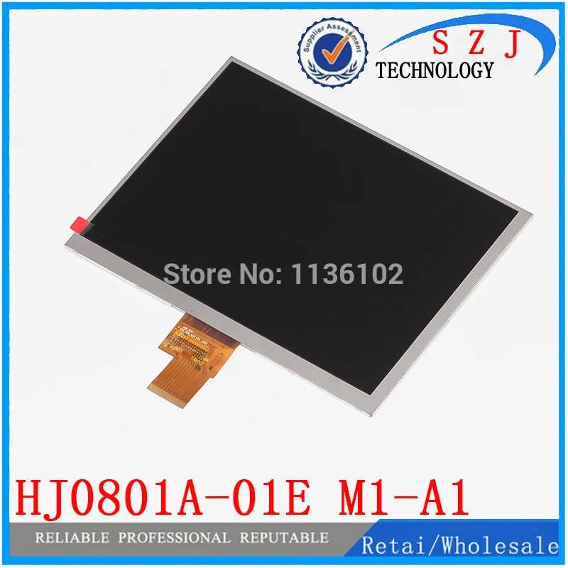 

New 8'' inch Tablet pc LCD display HD HJ0801A-01E M1-A1 32001395 - 00 IPS tablet LCD screen Replacement Free shipping