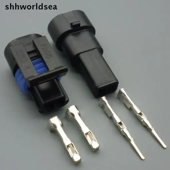 Shhworldsea 2 контактный гнездовой и мужской разъем автомобильного датчика