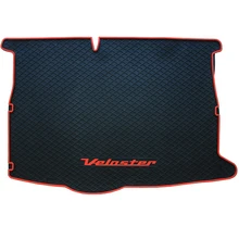 Специальные латекса багажнике автомобиля коврики для Hyundai Veloster прочный водонепроницаемый грузового лайнера загрузки ковры для Veloster