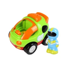 RC Автомобили мультфильм Гоночная машина с музыкой и огнями электрическая игрушка с радиоуправлением для детей малышей Подарки для детей