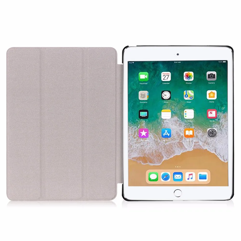 Магнитный кожаный умный чехол для Apple, iPad 9,7 5-го поколения A1954 Coque Capa Funda