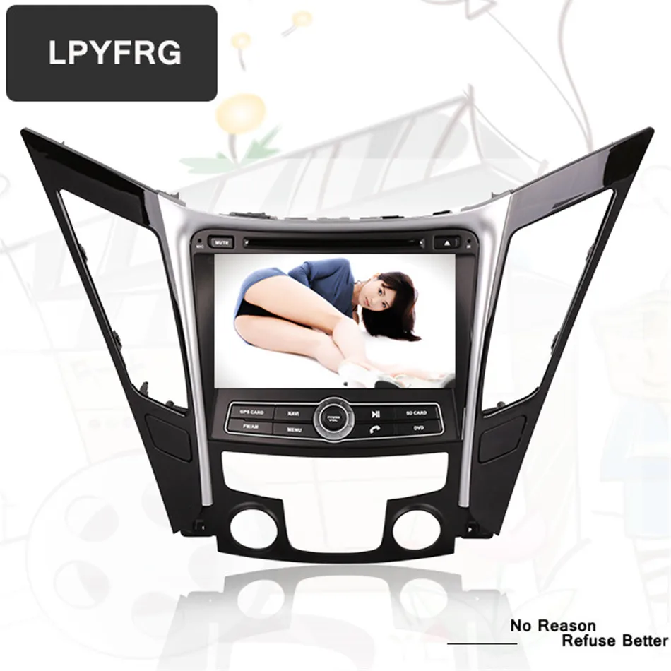 Автомагнитола для HYUNDAI SONATA 8 &quot 2011-14 /i40/i45/i50 android 10 DVD GPS радио поддержка задней