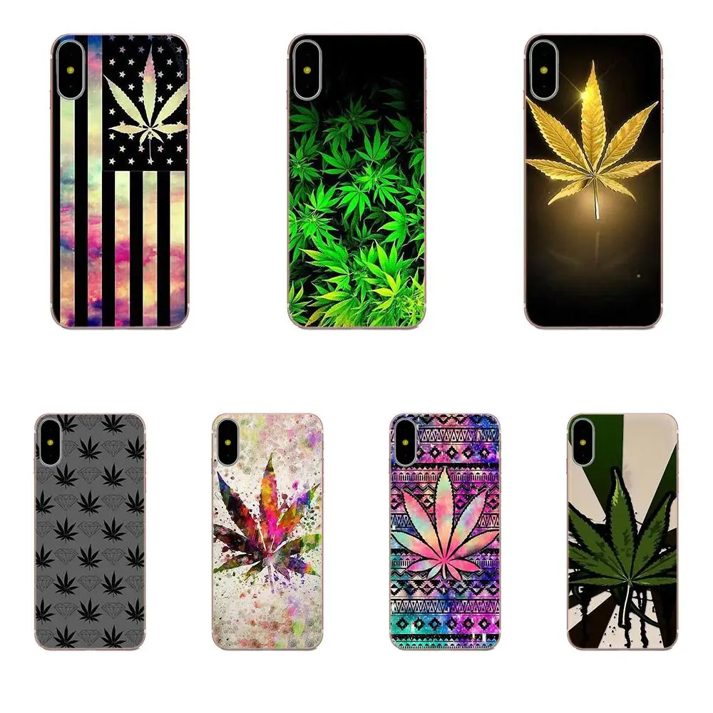 

For Galaxy Alpha Core Note 2 3 4 S2 A10 A20 A20E A30 A40 A50 A60 A70 M10 M20 M30 Special Luxury Phone Case Weed Leaf Grass Huf