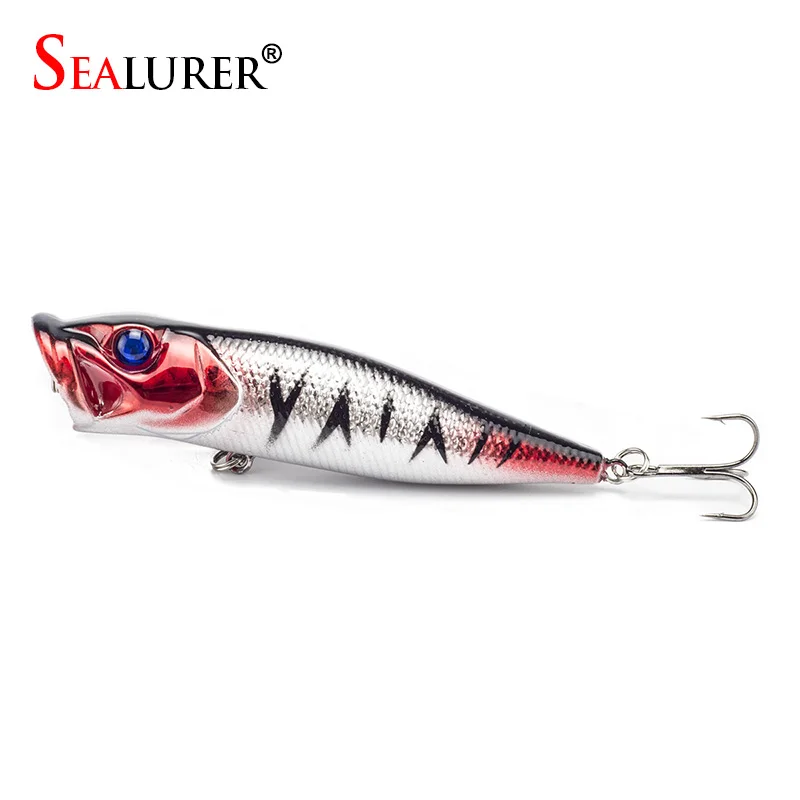 New Popper Fishing Lure 9cm 13g High Quality Floathing Lure Hard Bait Plastic Fishing Tackle Crankbait 5 colors Available