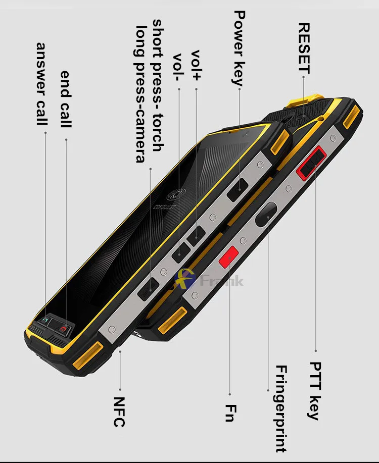 Ударопрочный смартфон Conquest S11 IP68 водонепроницаемый телефон 6GB 128GB 7000mAh PTT NFC Fringerprint OTG прочный телефон