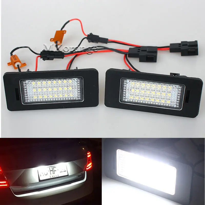 2 шт. 24 SMD светодиодный номерной знак светильник подходит для SKODA Octavia 3/для