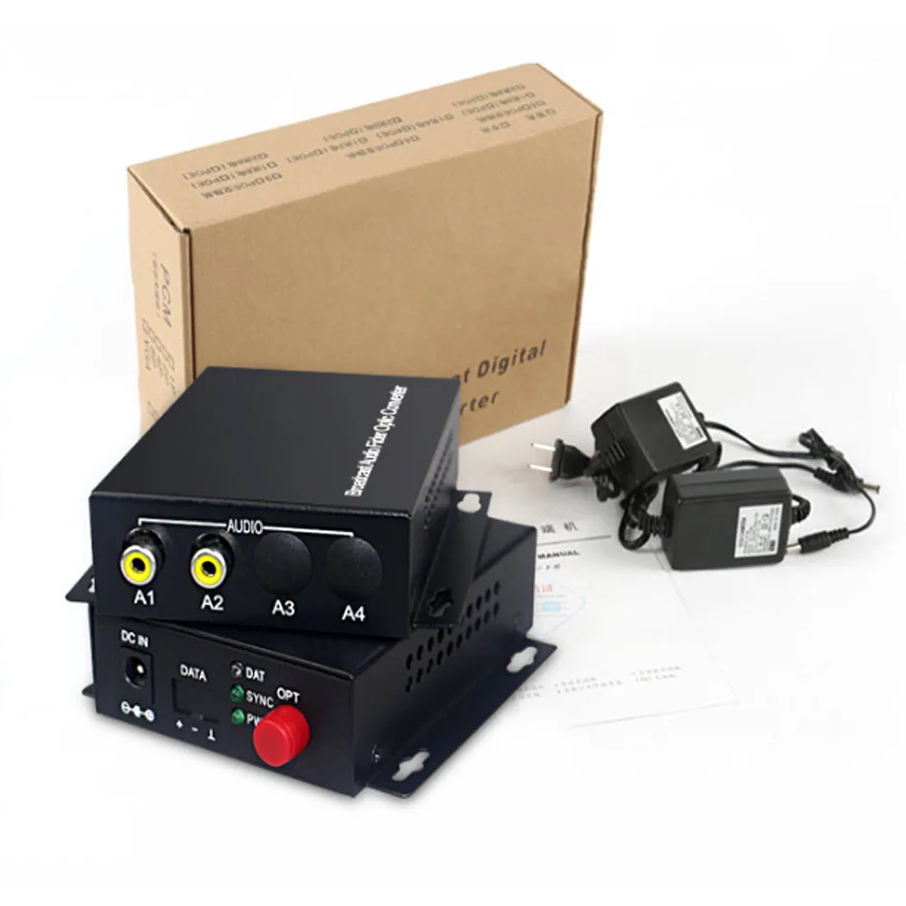 2 аудио над FC волоконно-оптический расширитель(один способ) передатчик и приемник, для аудио Интерком вещательной системы(Tx/Rx) комплект