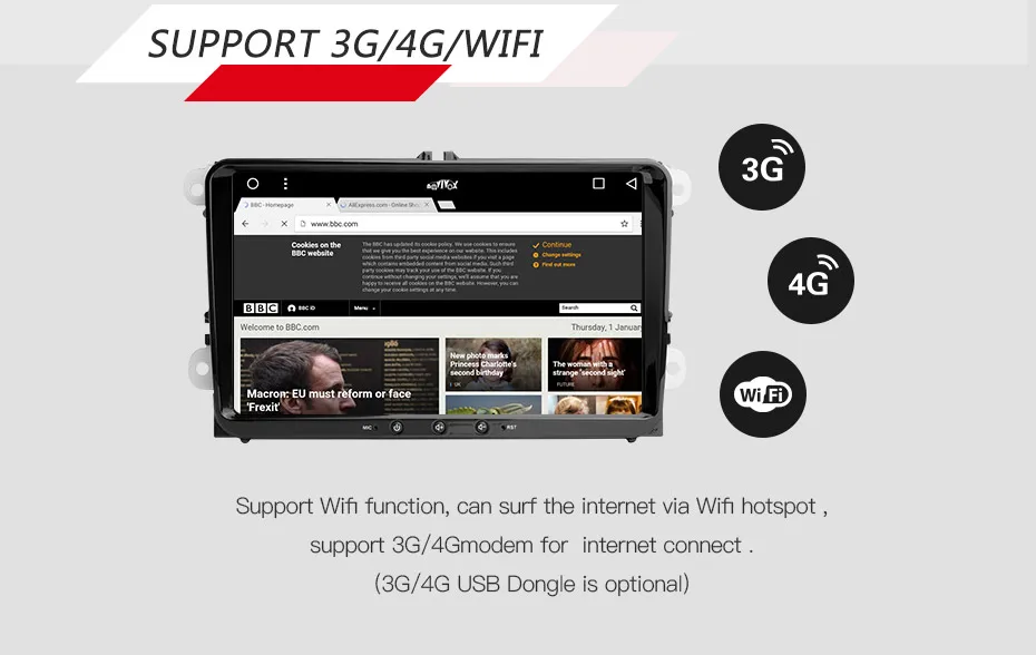 Excellent Octa Core Allwinner T8 2Din 9"Android 7.1.2 Car Multimedia Player Radio for VW Golf Polo Passat Jetta Tiguan Touran for Skoda 2 Excellent Octa Core Allwinner T8 2Din 9"Android 7.1.2 Car Multimedia Player Radio for VW Golf Polo Passat Jetta Tiguan Touran for Skoda 2