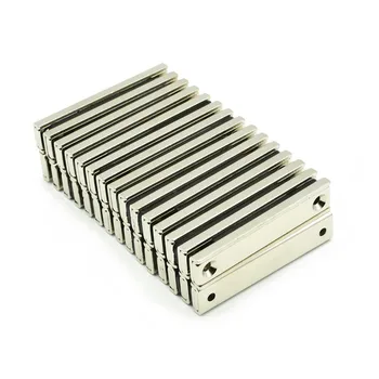 

Bar Shape Magnet Rectangular Block Pot Tool-holder 50mm with Screw Hole 27kg Pulling Strong Clamp Lifting Magnets 5pcs