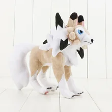 30cm Lycanroc Plush font b Toy b font The 7th Generation Sun Moon Wolf Werewolf Soft