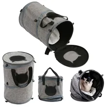 3 в 1 Многофункциональный переноска для собак, сумка в виде кота кошачий туннель pet наполнитель для кошачьего туалета кровать складная pet Сумки из натуральной кожи для дома или в путешествии