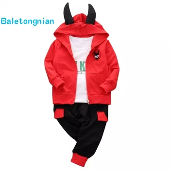 

Children Clothes Baby Boys Clothing Sets Autumn Winter Cotton Casual Boys Tracksuits Long Sleeve T-shirt Pants for 1 2 3 4 years
