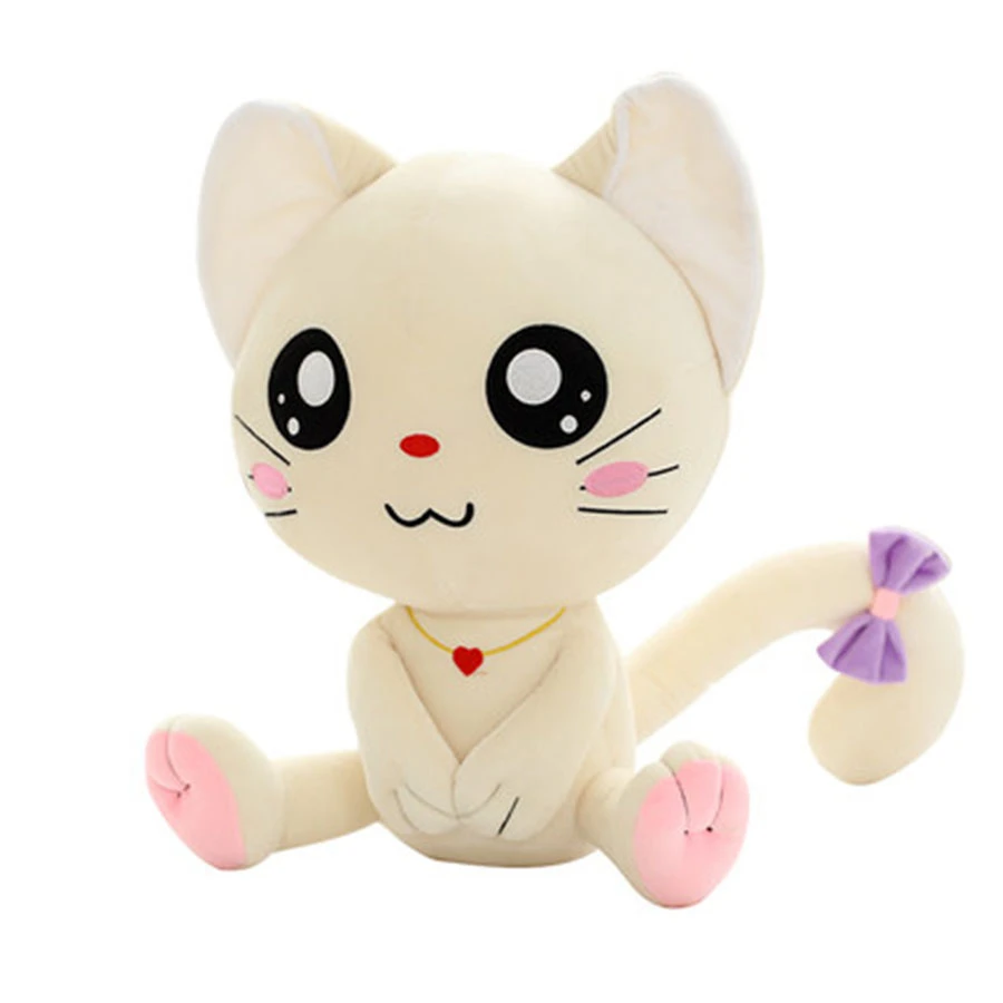 White Cat Stuffed Animal Toy Soft Pillow Kawaii Valentine Plush Toys Soft Speelgoed Cute Cat