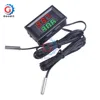 DC 4V-28V Mini Dual Display LED Digital Temperature Controller Temperature Sensor Thermometer Tester control + NTC Metal Probe ► Photo 3/6