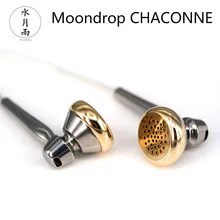 Динамические наушники Moondrop CHACONNE, титановый корпус и диафрагма LCP, флагманский плоский Hifi музыкальный монитор, 3,5 мм, линейный тип, наушники