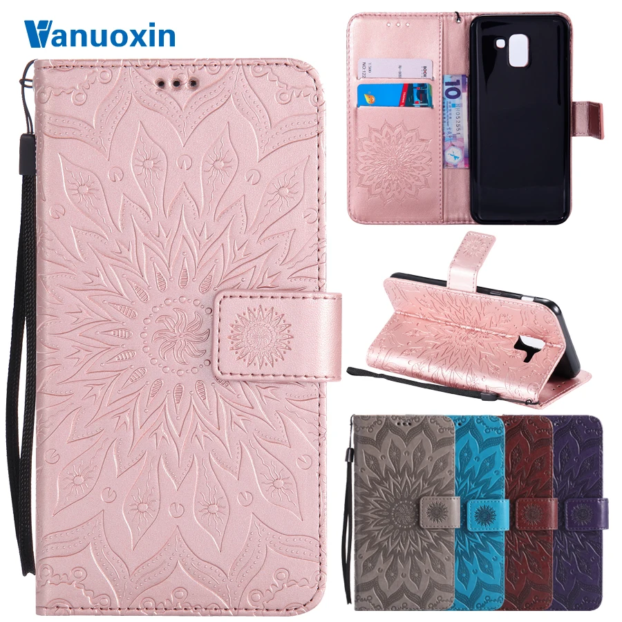 

Phone Cases on for Fundas Samsung Galaxy J6 2018 case for Samsung J6 2018 J600F J600 SM-J600F 3D Wallet Flip Cover Leather Case