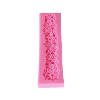

Hot Silicone 3D Cake Mold Round Pearls Bubbles Beads Fondant Sugar craft Border Decor For Home Kitchen Mousse Chocolate