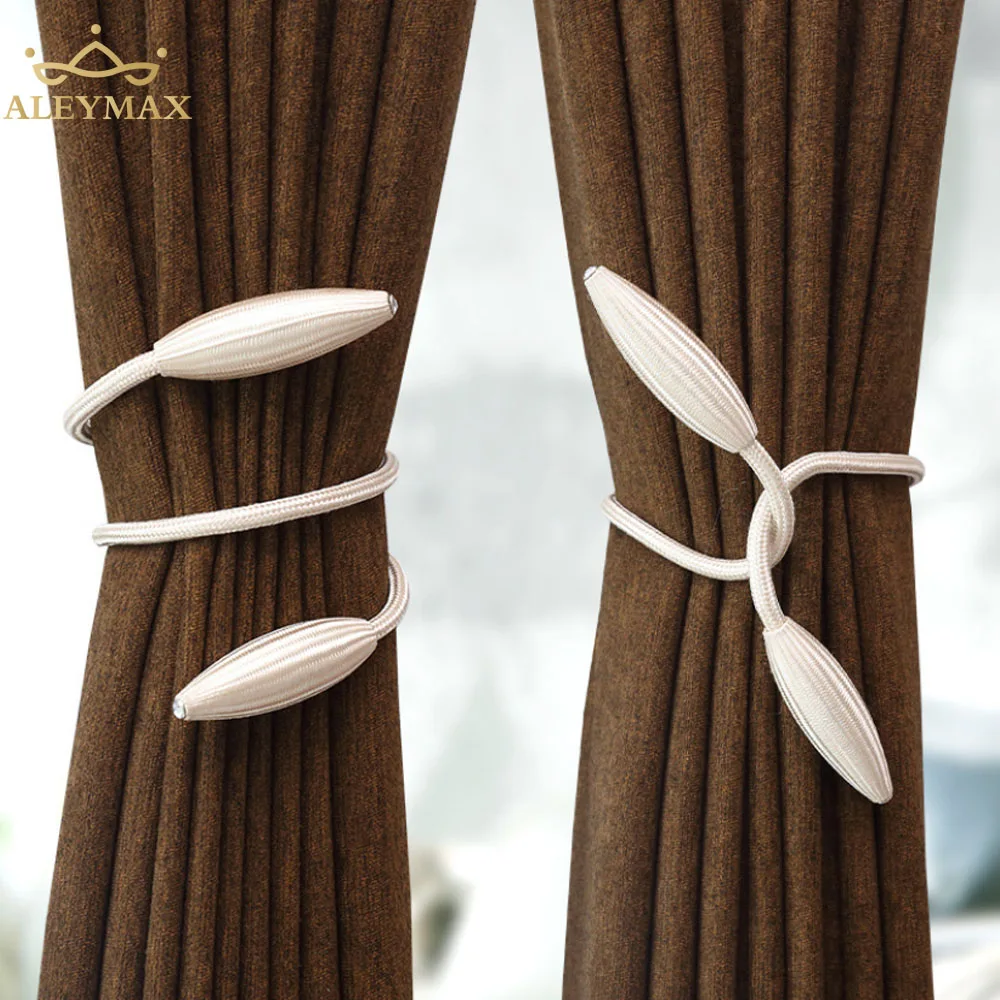 

Creative Curtain Buckle Curtain Simple style Rope Strap Tie For Curtain Decoration Free Deformation DIY Decoracion 1PCS/2PCS