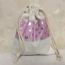 YILE хлопок холст шнурок многоцелевой Органайзер сумка вечерние подарочные сумки отделка деко 8507-2