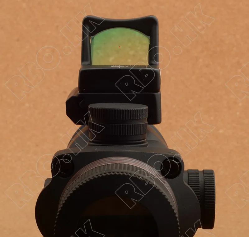 Тактический trijicon Acog Стиль 4x32 красный оптический волоконный прицел и 1 точечный