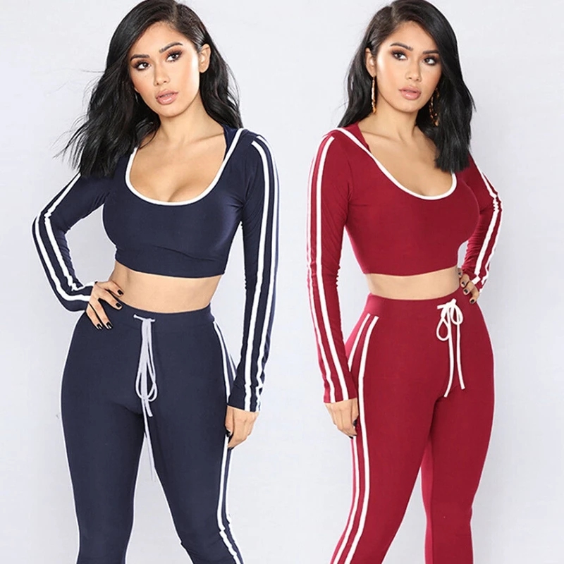 track pants and tops