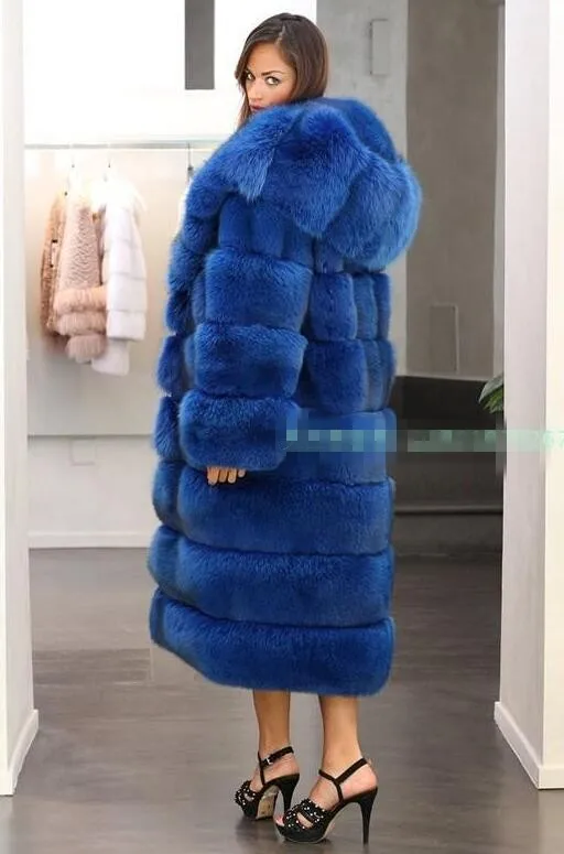 Меховое пальто с капюшоном, пальто из искусственного меха норки, новинка, модное зимнее длинное пальто с капюшоном, толстое теплое меховое пальто для женщин, для отдыха, PL019